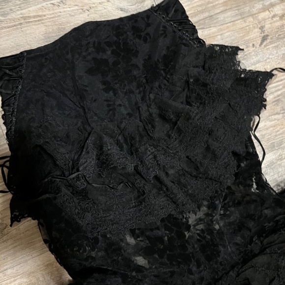 Punkrave gothic maxi skirt - Picture 4 of 6